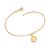PULSEIRA SÃO BENTO FOLHEADO A OURO. MED 19CM ROMMANEL 552173 - Imagem 1