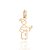 PINGENTE FOLHEADO A OURO SÃO FRANCISCO DE ASSIS. MED 2,10CM ROMMANEL 542875 - Imagem 1