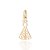 PINGENTE FOLHEADO A OURO NOSSA SENHORA APARECIDA. MED 2,60CM ROMMANEL 542883 - Imagem 1