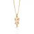 PINGENTE MENINA FOLHEADO A OURO COM ZIRCÔNIAS. MED 2,80CM ROMMANEL 542919 - Imagem 2