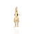 PINGENTE MENINO FOLHEADO A OURO COM ZIRCÔNIAS. MED 2,90CM ROMMANEL 542920 - Imagem 1