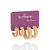 KIT ARGOLA FOLHEADO A OURO ARO TEXTURIZADO ROMMANEL 527410 - Imagem 4