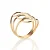 MAXI ANEL FOLHEADO A OURO ARO TRIPLO VAZADO ROMMANEL 513532 - Imagem 2