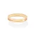 ALIANÇA FOLHEADO A OURO COM FRISOS 3MM ROMMANEL 513534 - Imagem 1