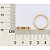 ALIANÇA FOLHEADO A OURO COM FRISOS 3MM ROMMANEL 513534 - Imagem 3
