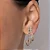 ARGOLA FOLHEADO A OURO 3 FIOS. MED 3,9CM ROMMANEL 527429 - Imagem 4