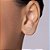 BRINCO ROSTO DE MENINA FOLHEADO A OURO. MED 0,80CM ROMMANEL 527437 - Imagem 4