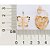 ARGOLA FOLHEADO A OURO COM BORBOLETA. MED 2,7CM ROMMANEL 527441 - Imagem 3
