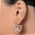 ARGOLA FOLHEADO A OURO COM BORBOLETA. MED 2,7CM ROMMANEL 527441 - Imagem 4