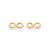 BRINCO INFINITO FOLHEADO A OURO. MED 0,80CM ROMMANEL 527444 - Imagem 2