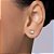 BRINCO QUADRADO FACETADO FOLHEADO A OURO. MED 0,60CM ROMMANEL 527454 - Imagem 4