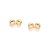 BRINCO LAÇO ABAULADO FOLHEADO A OURO. MED 0,60CM ROMMANEL 527486 - Imagem 2
