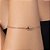 PULSEIRA ADAGA E CORAÇÃO FOLHEADO A OURO COM APLIQUE DE RHODIUM VERMELHO. MED 19CM ROMMANEL 552187 - Imagem 4