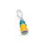 PINGENTE VESTIDO BRANCA DE NEVE PRATA 925 COM APLIQUE DE RESINA. MED 2,8CM ROMMANEL 840206 - Imagem 2