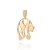 PINGENTE PANTERA FOLHEADO A OURO COM ZIRCÔNIAS. MED 4,90CM ROMMANEL 542935 - Imagem 1
