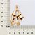 PINGENTE PANTERA FOLHEADO A OURO COM ZIRCÔNIAS. MED 4,90CM ROMMANEL 542935 - Imagem 3