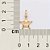 PINGENTE ESTRELA FOLHEADO A OURO COM ESCRITA: SHERIFF. MED 2,20CM ROMMANEL 542934 - Imagem 4
