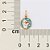 PINGENTE OLAF FOLHEADO A OURO COM APLIQUE DE RESINA. MED 2,1CM ROMMANEL 542937 - Imagem 4