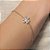PULSEIRA FOLHEADO A OURO COM PINGENTE FLOCO DE NEVE. MED 19CM ROMMANEL 552189 - Imagem 4