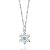 PINGENTE PRATA 925 FLOCO DE NEVE COM ZIRCÔNIAS AZUL CLARO. MED 2,3CM ROMMANEL 840213 - Imagem 3