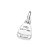 PINGENTE BUZZ LIGHTYAR PRATA 925 COM APLIQUE DE RESINA. MED 1,8CM ROMMANEL 840214 - Imagem 2