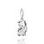 PINGENTE URSO LOTSO PRATA 925. MED 2,8CM ROMMANEL 840244 - Imagem 1