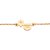 PULSEIRA LOTSO E MORANGO FOLHEADO A OURO COM APLIQUE DE RESINA. MED 16CM ROMMANEL 552191 - Imagem 2