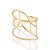 ANEL FOLHEADO A OURO ARO DUPLO ROMMANEL 513575 - Imagem 1