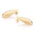 MAXI BRINCO GOTA ABAULADO FOLHEADO A OURO ROMMANEL 527477 - Imagem 1
