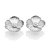 BRINCO BOTÃO FLOR PRATA 925 COM ZIRCÔNIAS. MED 2,9CM ROMMANEL 820265 - Imagem 2