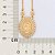 GARGANTILHA FOLHEADO A OURO NOSSA SENHORA DAS GRAÇAS COM ZIRCÔNIAS. MED 50CM ROMMANEL 532583 - Imagem 2