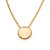 GARGANTILHA MEIA ESFERA FOLHEADO A OURO. MED 45CM ROMMANEL 532584 - Imagem 1