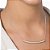 GARGANTILHA PRATA 925 COM PINGENTE TUBO. MED 42CM ROMMANEL 830116 - Imagem 3