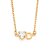 GARGANTILHA FOLHEADO A OURO COM PINGENTE LETRA E 1 ZIRCÔNIA CORAÇÃO. MED 50CM ROMMANEL 532582 - Imagem 4