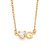 GARGANTILHA FOLHEADO A OURO COM PINGENTE LETRA E 1 ZIRCÔNIA CORAÇÃO. MED 50CM ROMMANEL 532582 - Imagem 7