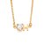 GARGANTILHA FOLHEADO A OURO COM PINGENTE LETRA E 1 ZIRCÔNIA CORAÇÃO. MED 50CM ROMMANEL 532582 - Imagem 8
