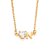 GARGANTILHA FOLHEADO A OURO COM PINGENTE LETRA E 1 ZIRCÔNIA CORAÇÃO. MED 50CM ROMMANEL 532582 - Imagem 14
