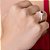 ANEL SOLITÁRIO PRATA 925 COM ZIRCÔNIAS ROSA COM BRANCO ROMMANEL 810334 - Imagem 4
