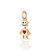 PINGENTE ROBÔ FOLHEADO A OURO COM APLIQUE DE RESINA. MED 2,30CM ROMMANEL 542942 - Imagem 1
