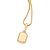 PINGENTE RETANGULAR FOLHEADO A OURO PERSONALIZÁVEL. MED 2,80CM ROMMANEL 542944 - Imagem 3
