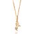 PINGENTE CAVALO FOLHEADO A OURO. MED 2,40CM ROMMANEL 542949 - Imagem 2