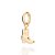 PINGENTE BOTA COM ESTRELA FOLHEADO A OURO. MED 1,70CM ROMMANEL 542954 - Imagem 1