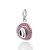 PINGENTE PRATA 925 CHAPÉU COM ZIRCÔNIAS ROSA ESCURO. MED 2,8CM ROMMANEL 840238 - Imagem 1