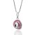 PINGENTE PRATA 925 CHAPÉU COM ZIRCÔNIAS ROSA ESCURO. MED 2,8CM ROMMANEL 840238 - Imagem 3