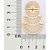 BRINCO PÊNDULO FOLHEADO A OURO FLOR DE MANDACARU. MED 4,70CM ROMMANEL 527500 - Imagem 3