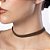 CHOKER DE COURO SINTÉTICO FOLHEADO A OURO COR MARROM. MED 33/37CM ROMMANEL 532590 - Imagem 3