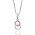 PINGENTE DOIS CORAÇÕES PRATA 925 COM ZIRCÔNIAS ROSA COM BRANCO. MED 2,60CM ROMMANEL 840248 - Imagem 2