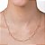 GARGANTILHA CORAÇÕES FOLHEADO A OURO. MED 50CM ROMMANEL 532609 - Imagem 3