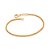 PULSEIRA PALMEIRA FOLHEADO A OURO. MED 19CM ROMMANEL 552192 - Imagem 1