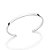 BRACELETE MASCULINO ARO LISO PRATA 925. MED 7CM DE DIÂMETRO ROMMANEL 850089 - Imagem 1